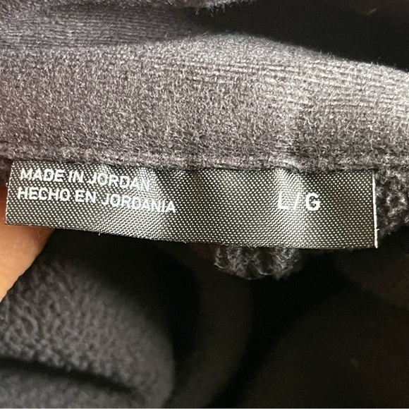 Spyder Men’s Outland Half Zip Pullover Jacket Sweater Size L Black Soft Fleece - Picture 8 of 8